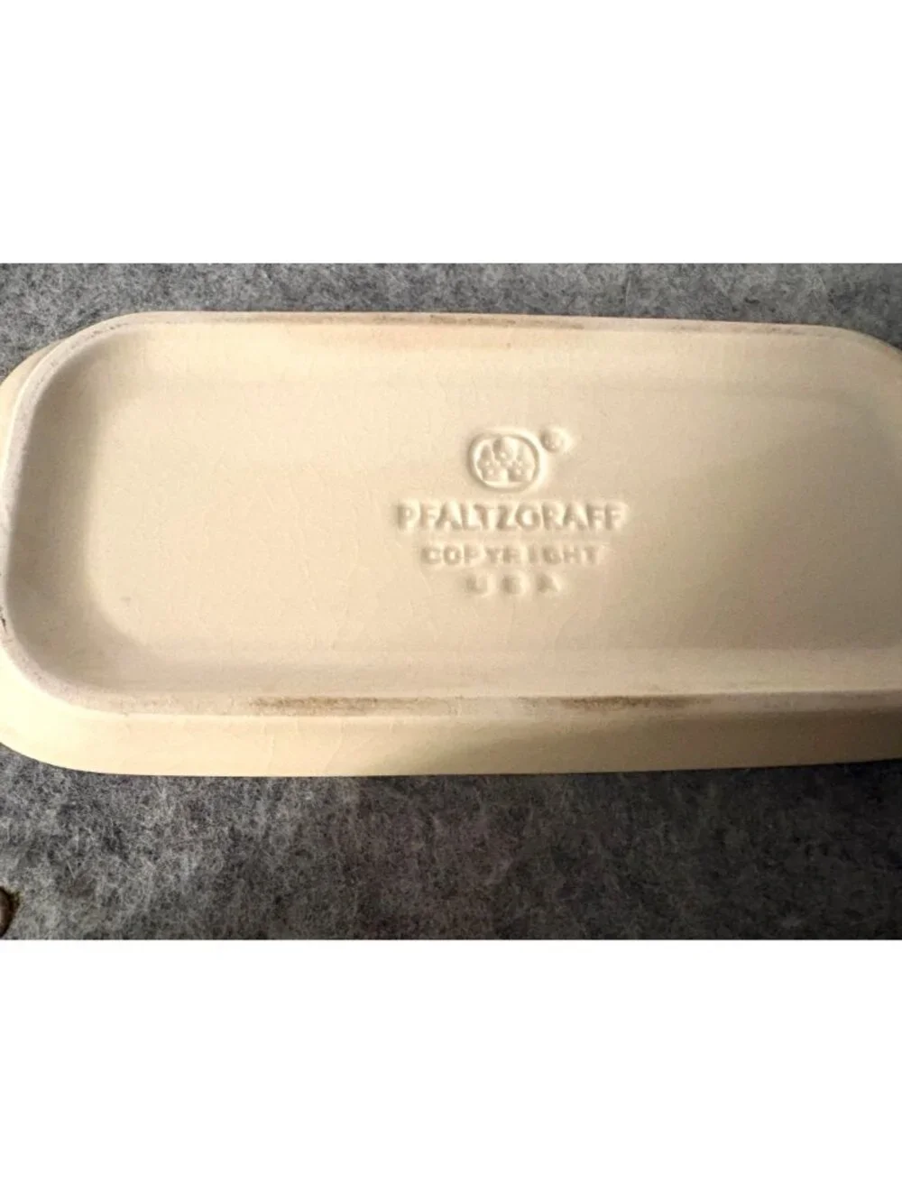 Phaltzgraff Garden Party Design Butter Dish 7